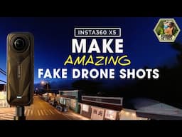 Insta360 X5 Fake Drone Shot Tutorial | Easy Trick Shot for BEGINNERS