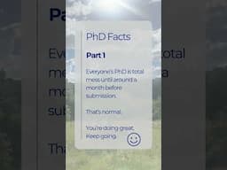 Your PhD is messy? Good. That means you’re on track!