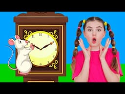 Hickory Dickory Dock 🕰️ Nursery Rhymes & Lullabies | Kids Songs