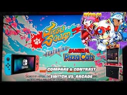 Comparing JITSU SQUAD - Nintendo Switch Vs. Arcade