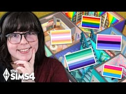 Every Room is a Different Pride Flag in The Sims 4 🏳️‍🌈