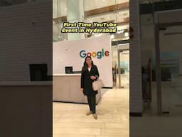 ఫస్ట్ టైం @Google visit చేసా @YouTube eventకి @YouTubeCreatorsIndia