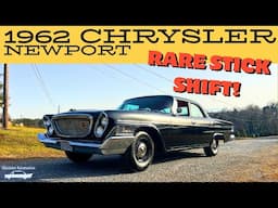 Rare! 1962 Chrysler Newport Stick Shift! Walkaround, Repair and Tuning. Obsolete Automotive Cars USA