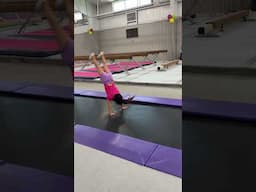 8 year old did 4 back handspring in a row!