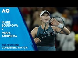 Marie Bouzkova v Mirra Andreeva Condensed Match | Australian Open 2025 First Round