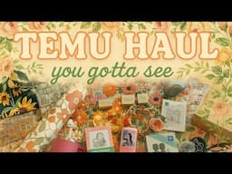Things you NEED from Temu | home, craft room, journaling + PRETTIEST WALLPAPER