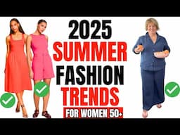 15 FLATTERING Summer 2025 Fashion Trends for Women Over 50! 🌞