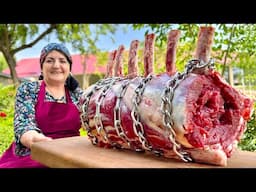 Beef Rib Roll Like You've Never Seen: Grandma's Ancient Wood-Fired Recipe