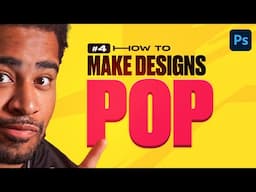 4 BEST Ways to make Designs POP in Photoshop! (Beginners)