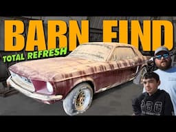 BARN FIND 1968 Mustang Revival - From Rusty Relic, To Backroad Beater!