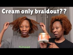 TRYING ANOTHER SHEA MOISTURE PRODUCT!? |Shea Moisture Kalahari Melon Oil Curl Stretch Cream review