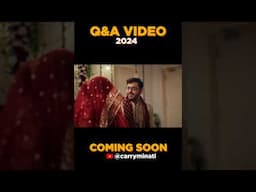 QnA Video coming soon!! #shorts #carryminati #comedy #roast