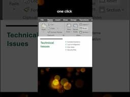 Repair #powerpoint slides in one click - Reset button