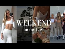 Healthy weekend in my life:  Pilates, what I eat + community meet-up