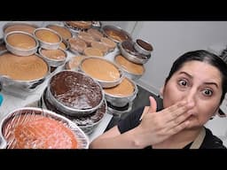 como nos quedarán estos pasteles, son muchos 😱