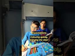 Expectations Vs Reality! Travelling with Kid😥 #funnyshorts #momlife #funnyvideo #youtubeshorts #yt