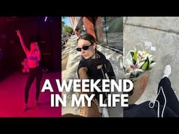 A weekend in my life in NYC (Grocery shopping, Brunch w/ friends, Workouts)