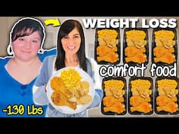 My Easy PORTION CONTROL Meal Prep for FAST WEIGHT LOSS (Comfort Food)