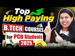 No Maths? Top BTech Branches for Biology Students | High ROI! #BTech #Engg #PCB #PCM #Biotechnology