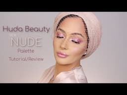 HUDA BEAUTY New NUDE Palette Tutorial *Chit Chat* | Nura Afia