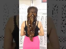 mermaid braid hairstyle 👍 @sunilKumarcreativehairstylist #braid #braidhairstyle #openhairstyle