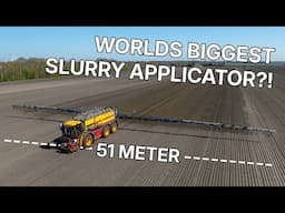 Worlds biggest slurry applicator?! | Vredo with 51m boom | Spring action | Landbouwbedrijf Buijs