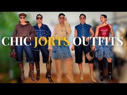 How to Style Jorts | Elevated Chic Everyday Jean Shorts Outfits