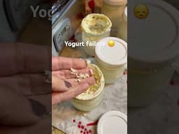 I got a new yogurt maker and wanted to try a batch out but had a failure! #yogurt #homesteadlife