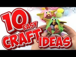 10 Brilliant DIY Craft Ideas 2025 ✂️ Handmade Gifts & Creative Home Decor Projects