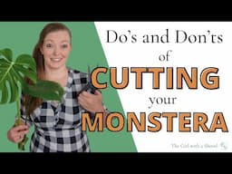 How to Trim a Monstera for Leggy Plants and Propagation (+ What to Avoid!)