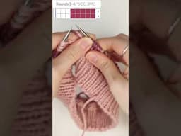 How to Knit Colorwork Continental Style - Round 3 of Heart Cowl #knitting #knittingpattern