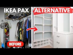DIY Custom DREAM Closet Makeover a BUDGET ($AVE MONEY DO THIS)