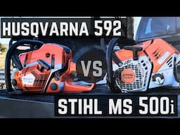 STIHL 500i vs Husqvarna 592: Cutting Power Showdown