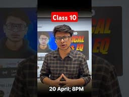 Class 10🔥Biggest Announcement🔥 #class10 #science #padhle #cbse #boardexams #chapter1