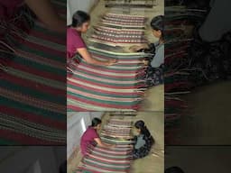 പുല്ല് അടുപ്പിക്കുന്നത് ഇങ്ങനെയാണ് #grassmat #grass #thrissur #bed #sleep #bedsheets #shots