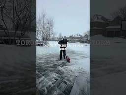 HOW TO CLEAR SNOW IN 26sec #shortsfeed