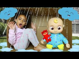 Rain Rain Go Away Song + Wheel on the Bus Song | Nursery Rhymes & Kids