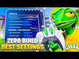 *NEW* Best Season 3 Controller Settings for Fortnite + Aimbot Sensitivity (ZERO BUILD)