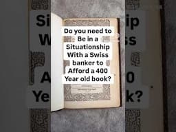 Are Rare Books Affordable?