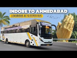 Indore To Ahmedabad In Prasanna Purple Luxurious Ac Sleeper Bus