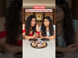 Guess the brand logo: REAL or FAKE? Sibling Edition #thakursisters