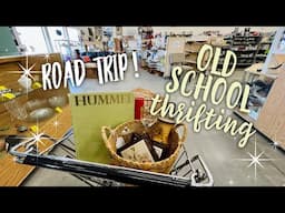 Old School Thrifting | ROAD TRIP! Thrift With Me | 2 Towns 2 Thrift Stores 🇨🇦