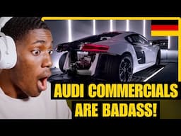 American Reacts to Funny German Commercials || Audi