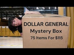 Unboxing A Massive Box From DOLLAR GENERAL | 75 Items For $115 | Wholesale Ninjas