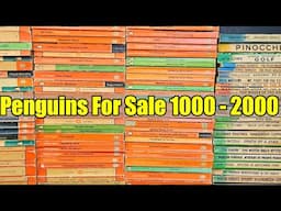Beautiful - Vintage Penguin Books For Sale - Main Series 1000 to 2000 + Collins White Circle