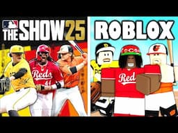 I Became MLB THE SHOW Cover Athletes in Roblox HCBB!