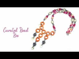 May 2025 Curated Bead Box Unboxing + Spring Necklace Tutorial | Bees, Flowers & Crackle Glass! 🐝🌸