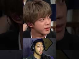 BTS Jin wanted to change the interviewer's hair!!😂💜 #bts #shorts