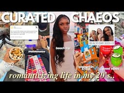 CURATED CHAEOS 💐 romanticizing life in my 20s! beach trip, maintenance, froyo date, baking + MORE!!