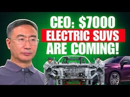 One of the worlds largest EV makers says $7000 electric SUVs are coming